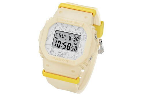 BABY-G×トゥイーティーの腕時計「BGD-565TW」レトロなイエロー＆コミカルなデザイン
