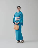 ザ・ヤード 2023年秋冬きもの - 白百合色の結城紬や青空のような久留米絣、切子のガラス帯留も｜写真10