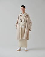 ザ・ヤード 2023年秋冬きもの - 白百合色の結城紬や青空のような久留米絣、切子のガラス帯留も｜写真5