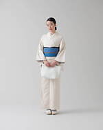 ザ・ヤード 2023年秋冬きもの - 白百合色の結城紬や青空のような久留米絣、切子のガラス帯留も｜写真9