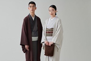 ザ・ヤード 2023年秋冬きもの - 白百合色の結城紬や青空のような久留米絣、切子のガラス帯留も