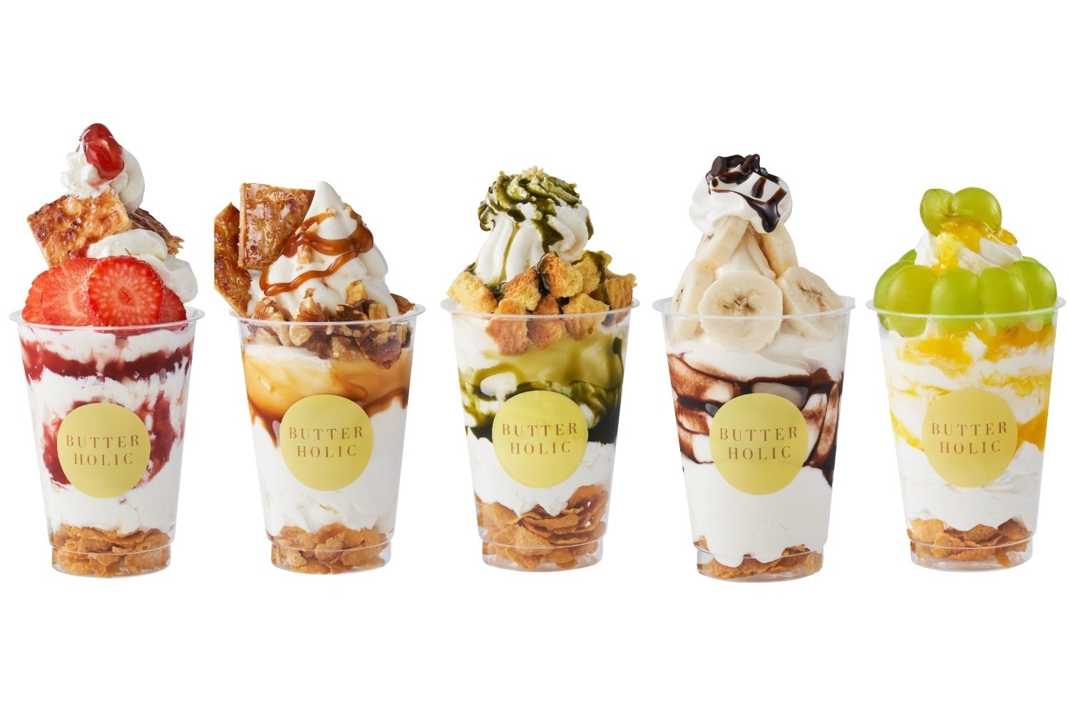 チョコバナナ｜クラフトバターパイ専門店「バターホリック」“濃厚バター風味”のミルクソフト＆パフェ新発売