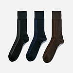 シックストックス×バーニーズ ニューヨークのコラボソックス、クラシカルな秋冬ダークカラーで｜写真1