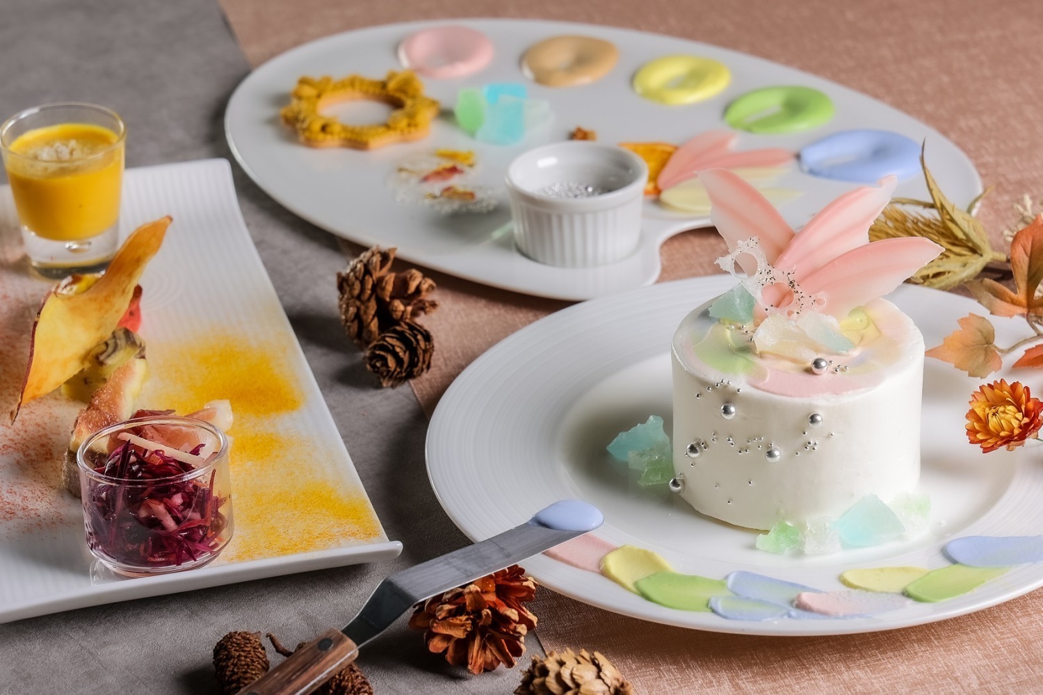 京都 アートグレイス ウエディングヒルズ「パレットアート アフタヌーンティー」