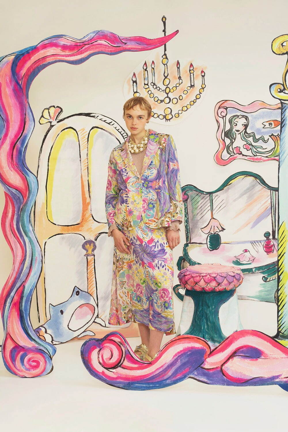 ツモリチサト(TSUMORI CHISATO) 2024年春夏ウィメンズコレクション  - 写真63