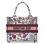 CHRISTIAN DIOR エコバッグ ピンク 花柄 CHRISTIAN DIOR エコバッグ ピンク 花柄