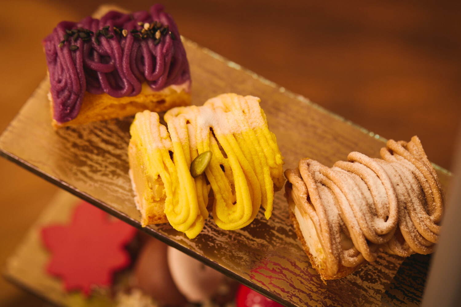 ザ・サウザンド京都の秋限定“芋栗かぼちゃ”アフタヌーンティー、3種モンブラン食べ比べなど｜写真6