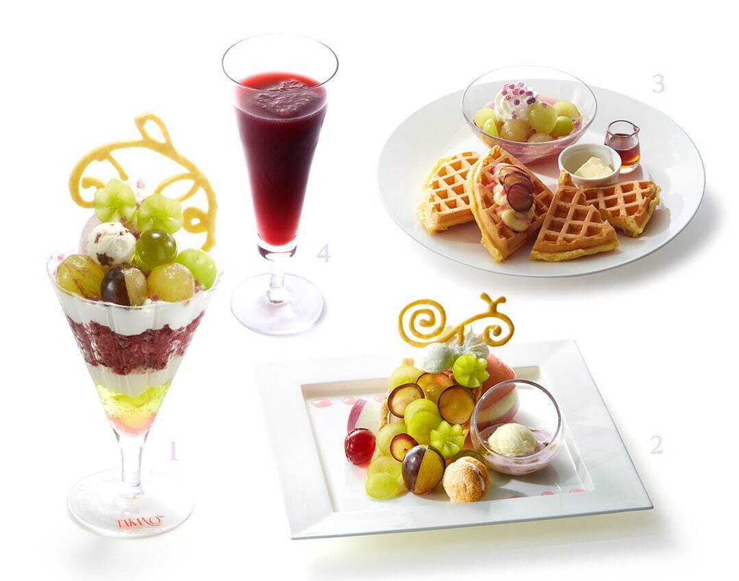 タカノフルーツパーラー(Takano Fruit Parlour) ぶどうスイーツ｜写真3