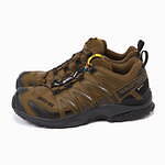 サロモン×アンドワンダーのゴアテックス素材搭載スニーカー、ブラウンカラーで｜写真2