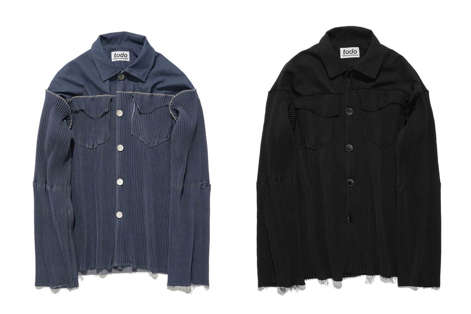 コトハヨコザワ×ステュディオスの“メンズ服”、プリーツ素材の