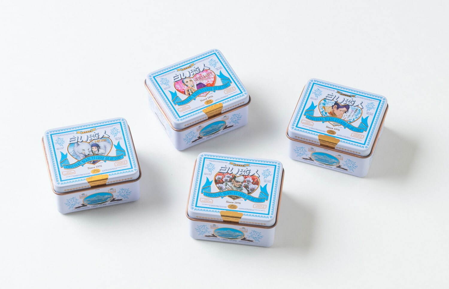 白い恋人オリジナルマグネット缶『ゴールデンカムイ』コラボ缶シリーズデザイン 4,950円