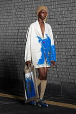 シンヤコヅカ 2024年春夏コレクション、月夜の散歩道｜写真37