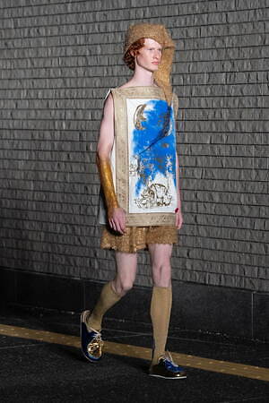 シンヤコヅカ 2024年春夏コレクション、月夜の散歩道｜写真33