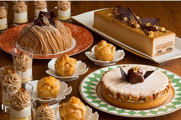 デザートビュッフェ｜栗が主役の秋スイーツブッフェが横浜ベイホテル東急で、“絞りたて”モンブラン＆栗1粒入りマロンパイなど