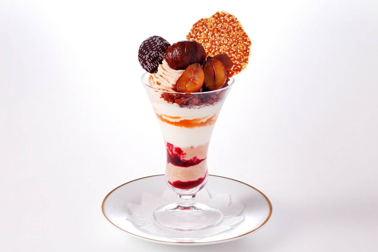 フルーツパーラー｜資生堂パーラー サロン・ド・カフェ ラゾーナ川崎店、美濃栗やシャインマスカットの秋限定パフェ