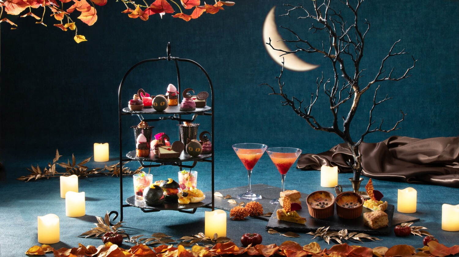 「Moonlit Halloween Afternoon Tea ～Chat Noir～」6,800円