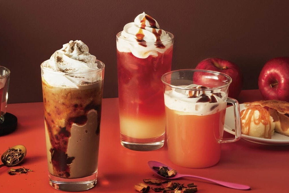 スターバックス ティー ＆ カフェ秋新作「マロン ほうじ茶 フラペチーノ」マロングラッセ風の味わい