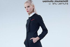 シュウウエムラ×ステュディオス、店頭でメイクサービスやユニフォーム展示