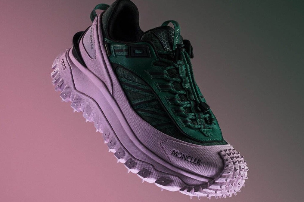 モンクレール新作シューズ、“指紋キルティング”の「トレイルグリップ」スニーカー＆ハイキングブーツ
