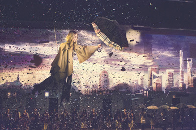 【動画】豪華セットに空舞うカーラ！バーバリーが大規模ショーイベント