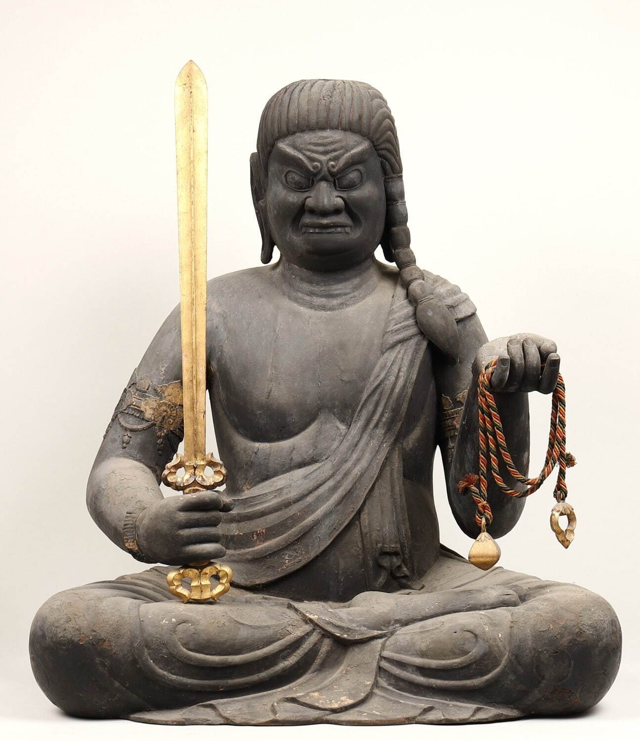 重要文化財 《不動明王坐像》 平安時代 善水寺(湖南市)