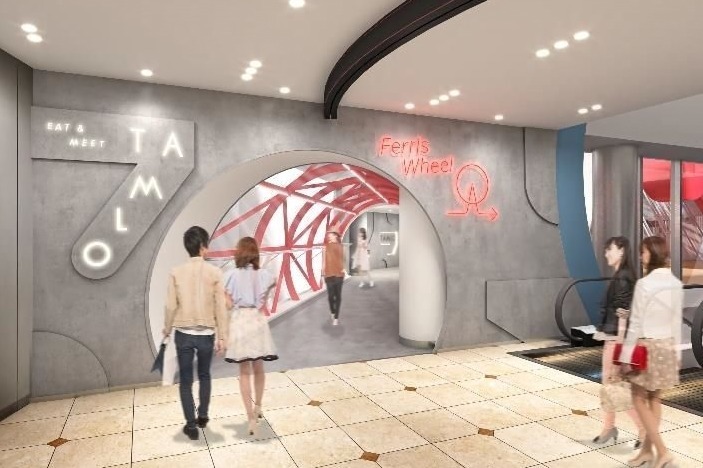 大型商業施設｜大阪・ヘップファイブに新飲食エリア「タムロ」オープン、ワッフルやハンバーグなど全14店舗が出店