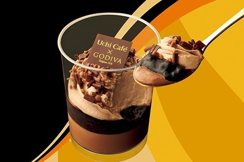 ローソンのゴディバ監修スイーツ新作 - ショコラ×珈琲の3層ムース、チョコたっぷり“どらもっち”など