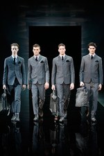 エンポリオ アルマーニ 2014-15年秋冬メンズコレクション ‐ 素材を操るイリュージョン｜写真1