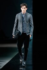 エンポリオ アルマーニ 2014-15年秋冬メンズコレクション ‐ 素材を操るイリュージョン｜写真23