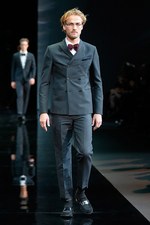 エンポリオ アルマーニ 2014-15年秋冬メンズコレクション ‐ 素材を操るイリュージョン｜写真91