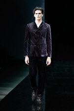 エンポリオ アルマーニ 2014-15年秋冬メンズコレクション ‐ 素材を操るイリュージョン｜写真97