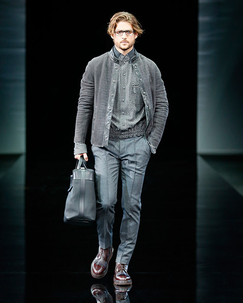 ジョルジオ アルマーニ(Giorgio Armani) 2014-15年秋冬メンズコレクション  - 写真27