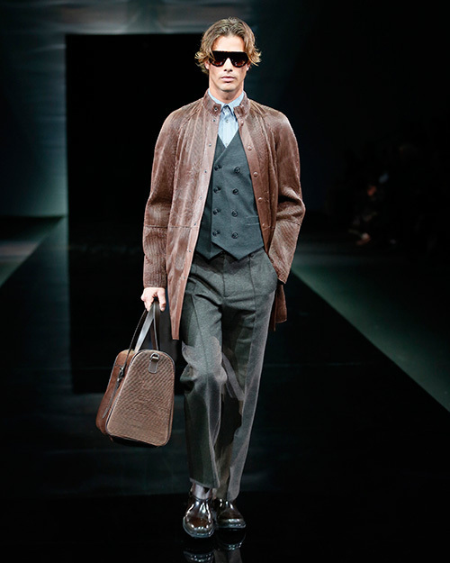 ジョルジオ アルマーニ(Giorgio Armani) 2014-15年秋冬メンズコレクション  - 写真33