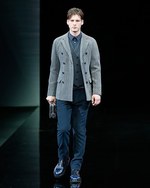ジョルジオ アルマーニ 2014-15年秋冬メンズコレクション ‐ 紳士の装いにラグランを取り入れて｜写真11