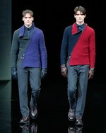 ジョルジオ アルマーニ 2014-15年秋冬メンズコレクション ‐ 紳士の装いにラグランを取り入れて｜写真24