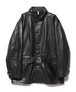 シーシーユーのエストネーション限定アイテム、“2WAY襟”の上品カウレザージャケット＆ミニバッグ｜写真2