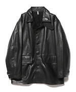 シーシーユーのエストネーション限定アイテム、“2WAY襟”の上品カウレザージャケット＆ミニバッグ｜写真1