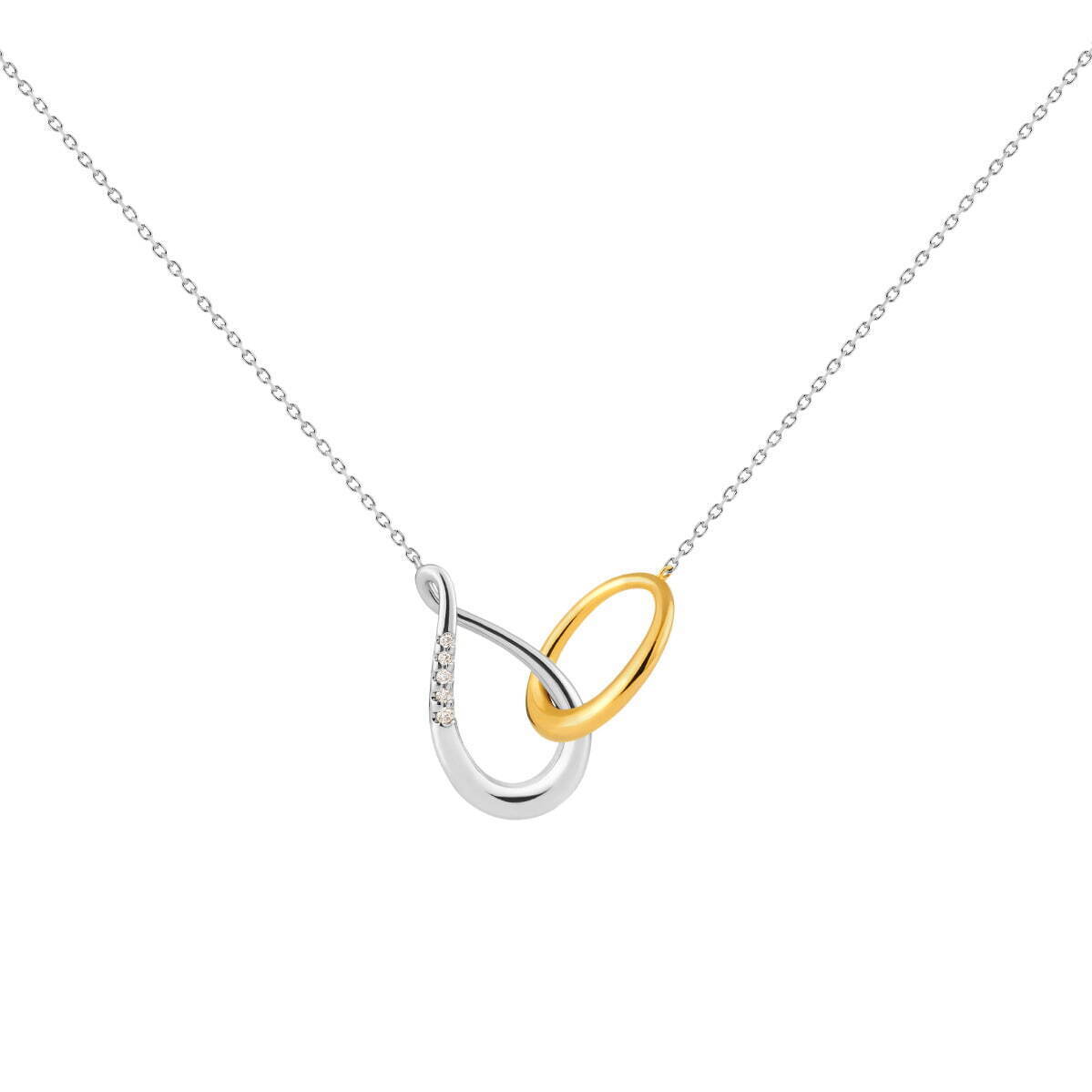 SV(Ptc/K18YGc) Necklace/Diamond 27,500円
