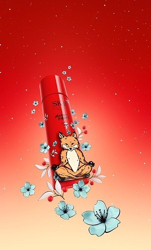 SK-II23年クリスマスコフレ、メゾンキツネとコラボ！人気化粧水が“ヨガ