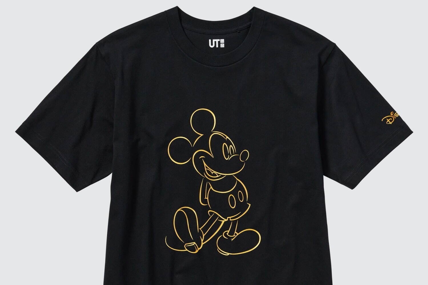 ユニクロ「UT」ディズニー100周年記念、輝くミッキーマウスのプリントT