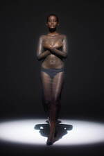 ドレスドアンドレスド“マラルメの詩”刺繍のシアードレス＆ハンマーサテンパンツ - 渋谷で期間限定ストア｜写真3