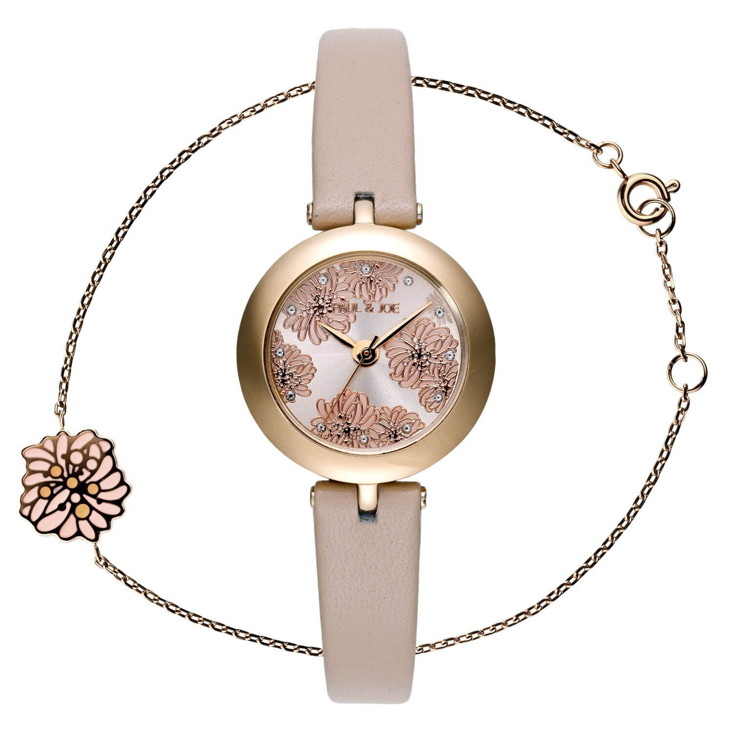 ポール＆ジョー“クリザンテーム”の新作腕時計、パールな輝きの花柄 ...