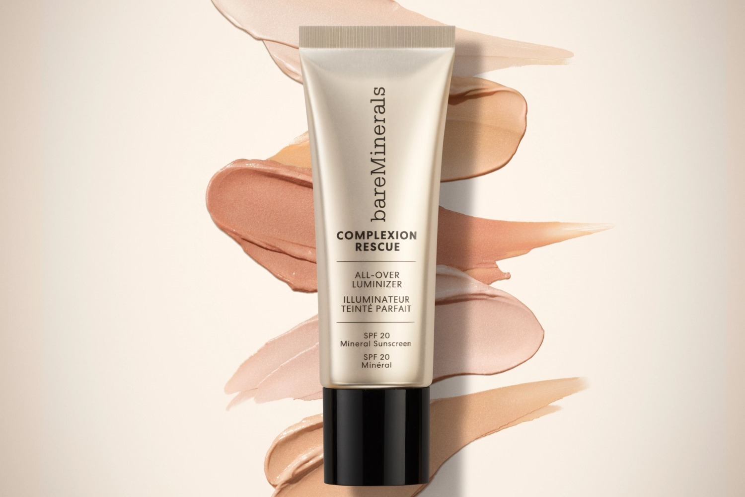 ベアミネラル23年秋ベースメイク、“スキンケア並みの保湿力”で潤い＆ツヤを叶える新作ハイライター