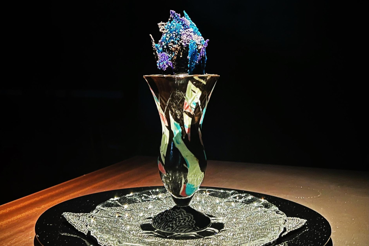 ぶどう｜ジョウタロウ サイトウ カフェ“まるで天然石”秋限定パフェ、栗やぶどうを忍ばせて