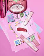 エチュード“ピンク全開”の23年クリスマスコスメ、くすみピンクベージュの9色アイパレ＆深紅リップ｜写真4