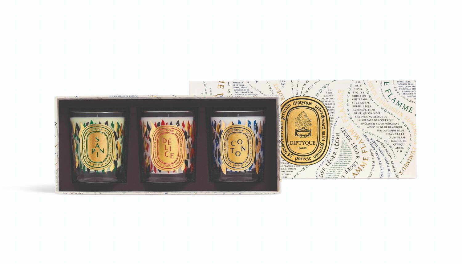 Diptyque クリスマス限定 キャンドル3種入り　70g×18個