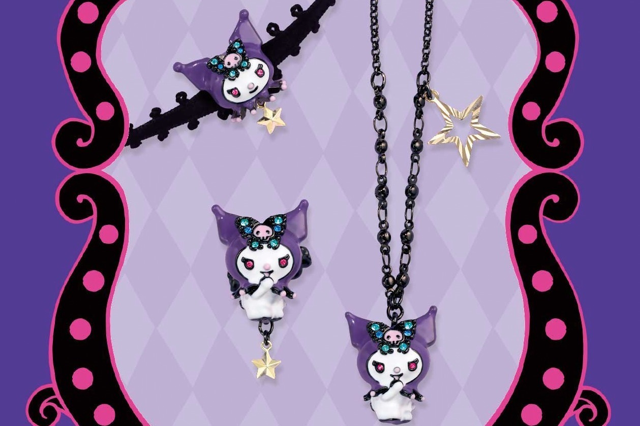 クロミ×ANNA SUIネックレスセット アナ スイ×サンリオ「クロミ」アクセサリー、ふんわりクロミ