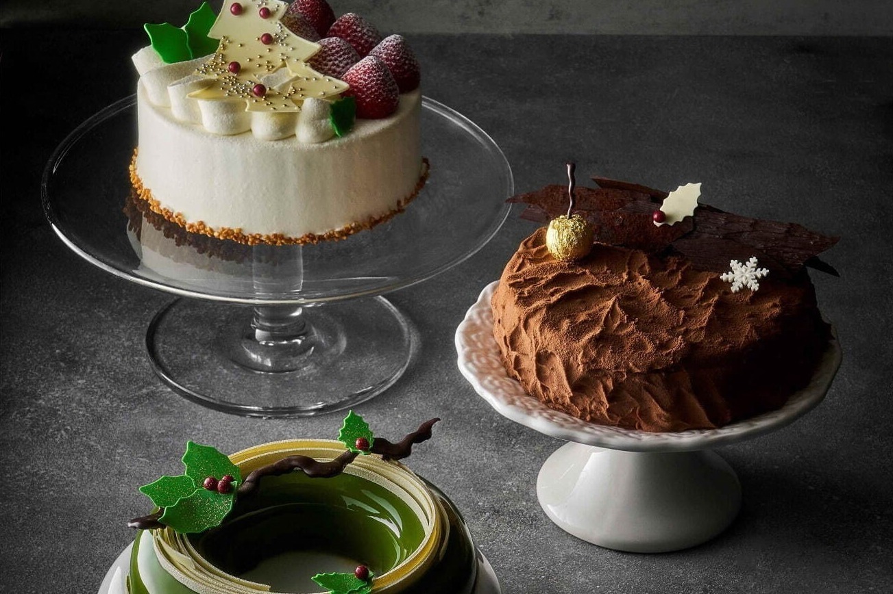 マンダリン オリエンタル 東京23年クリスマスケーキ、千疋屋総本店コラボ“希少いちご”の2段ケーキ