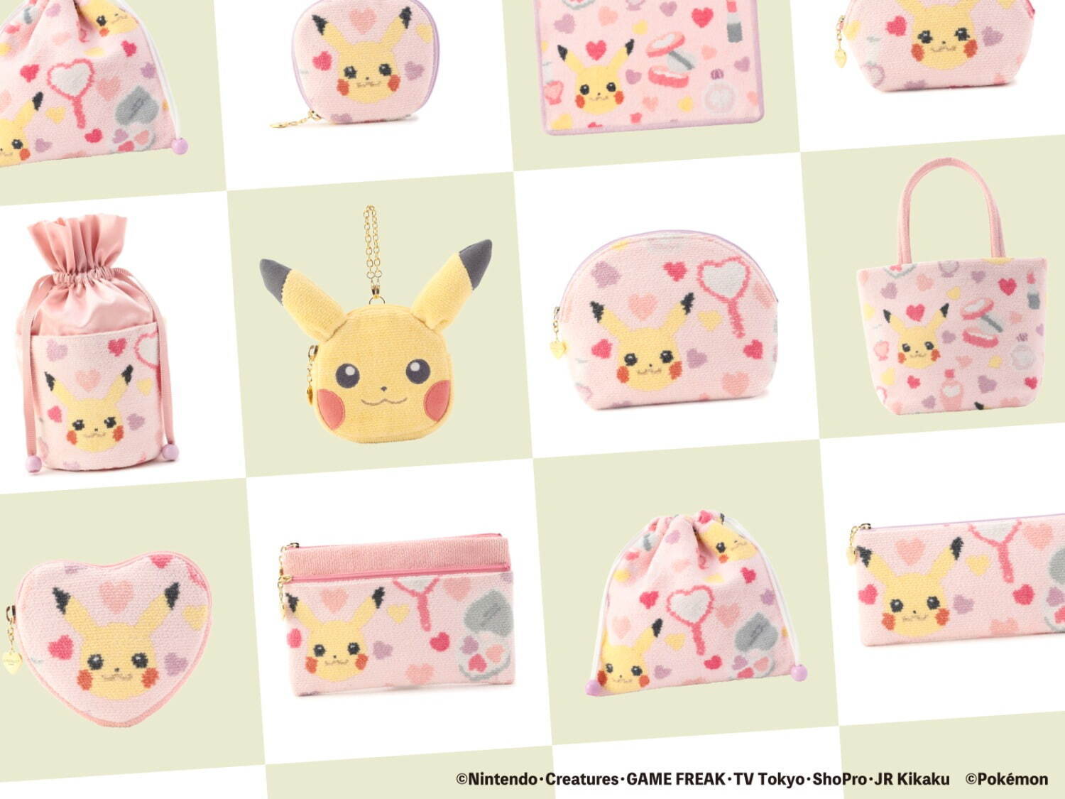 【出品2/11まで】フェイラー ポケモン ハンカチ ピカチュウ イーブイ