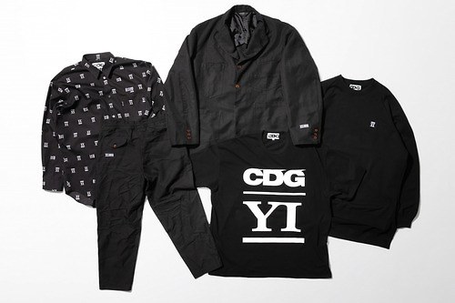 コム デ ギャルソンの「CDG」×サカナクション山口一郎、Wネームロゴ入りのジャケットやシャツ